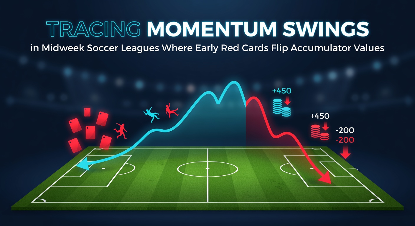Soccer player receiving a red card during a midweek league match with momentum visibly shifting on the pitch